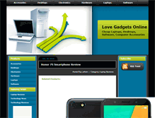 Tablet Screenshot of lovegadgetsonline.com